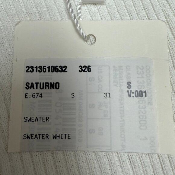 NWT Women's MAX MARA Saturno Ballet Neck Rib Sweater | Size S - Picture 9 of 14